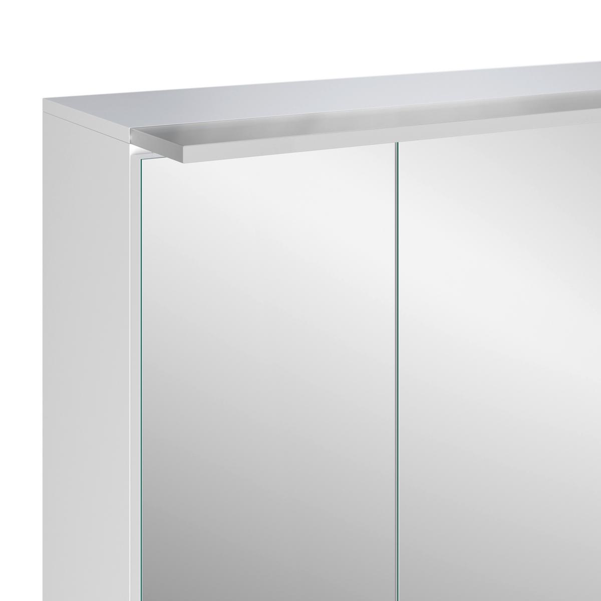 Tükrös Szekrény 80 Mura - fehér, Modern, faalapú anyag (80/71/26cm)