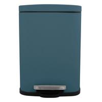 Kosmetikeimer Akira 5L Petrol Metall LBH: 21,4x17,6x30 - Petrol/Schwarz, Basics, Kunststoff/Metall (21,4/17,6/30cm) - Spirella