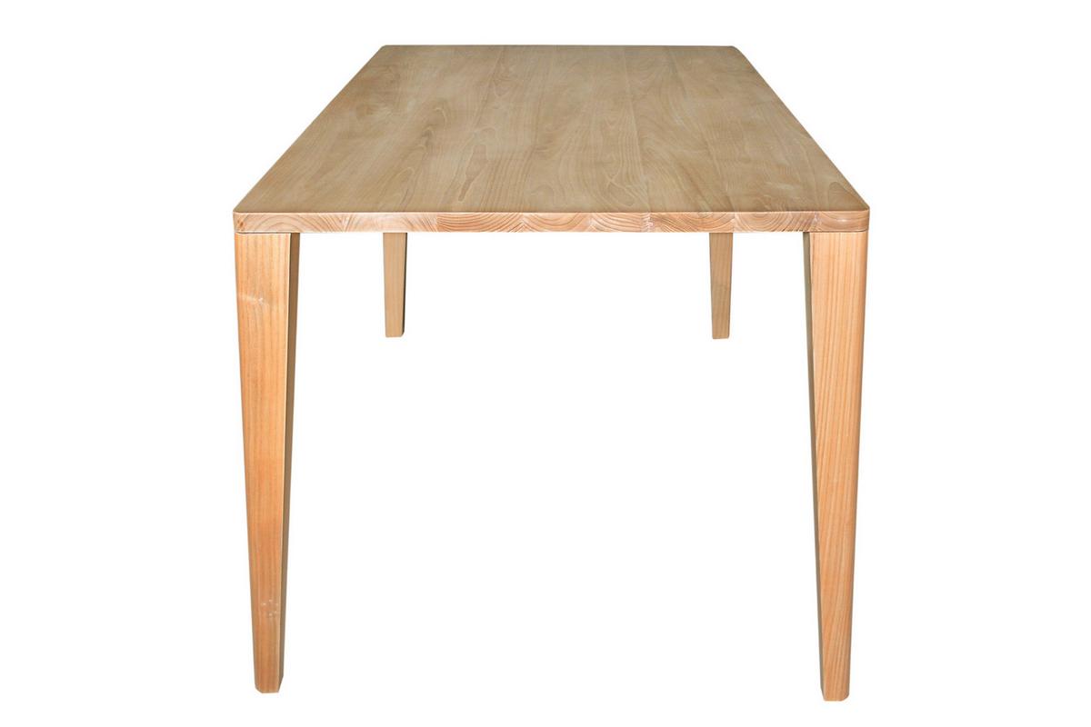 Esstisch Scandi Holz Naturfarben, B: 160 Cm - Naturfarben, ROMANTIK / LANDHAUS, Holz (160/78/90cm)