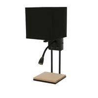 Wandleuchte 21-76885 - Schwarz, KONVENTIONELL, Metall (45/24/18,5cm)