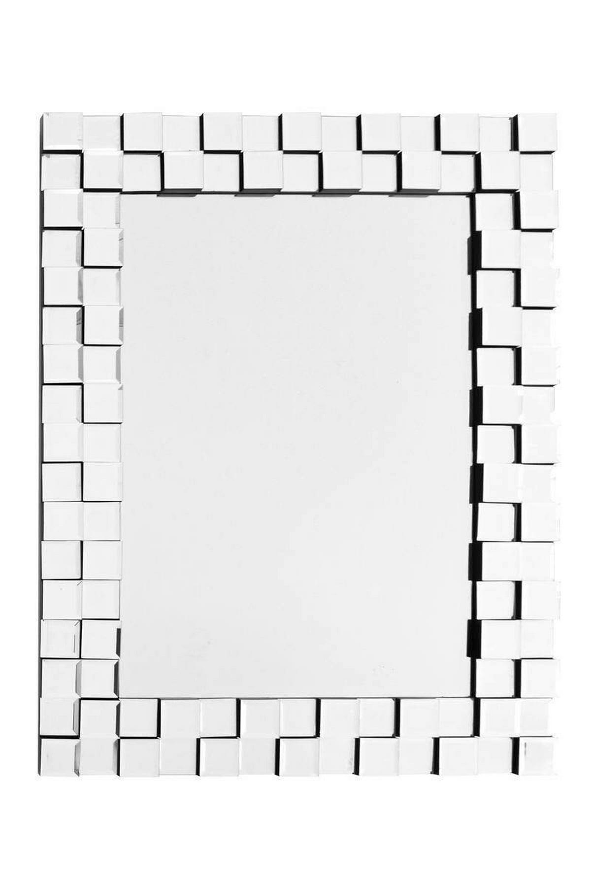 Wandspiegel Dionysos 65x85 cm Metallrahmen In Silberfarben - Silberfarben, Basics, Glas/Metall (65/85/2,8cm) - Kayoom