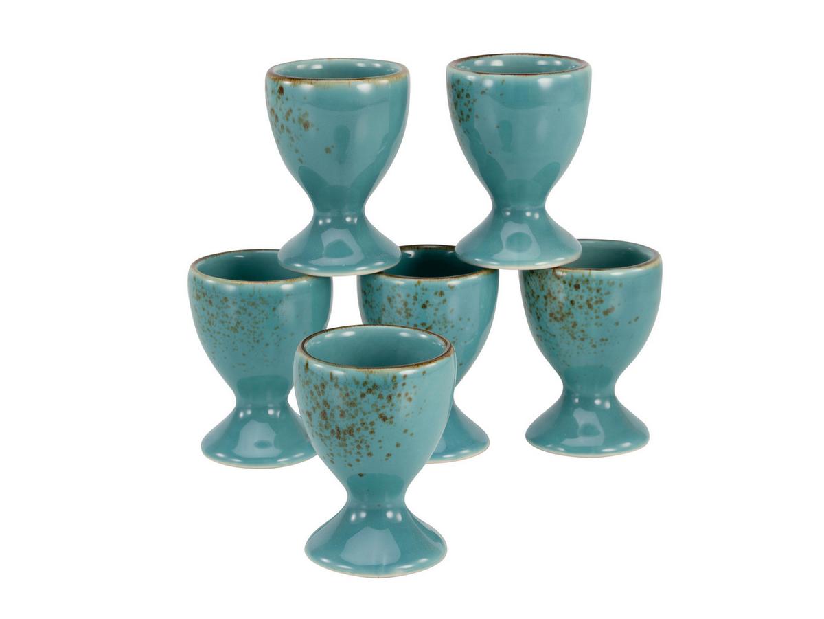 Eierbecherset 33024 Nature Collection - Türkis, Trend, Keramik (5,5cm) - Creatable
