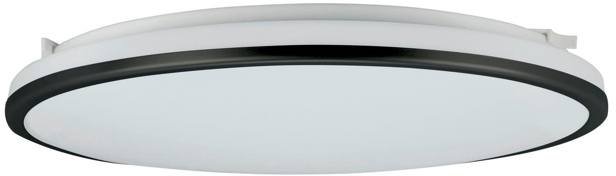 LED-Deckenleuchte Ø 33 cm, mit Farbtemperaturwechsler - Anthrazit, Basics, Kunststoff/Metall (33/5,7cm)