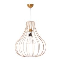 Hängeleuchte Leonie 110 Gold - Goldfarben, Trend, Metall (47/50/47cm) - Kayoom