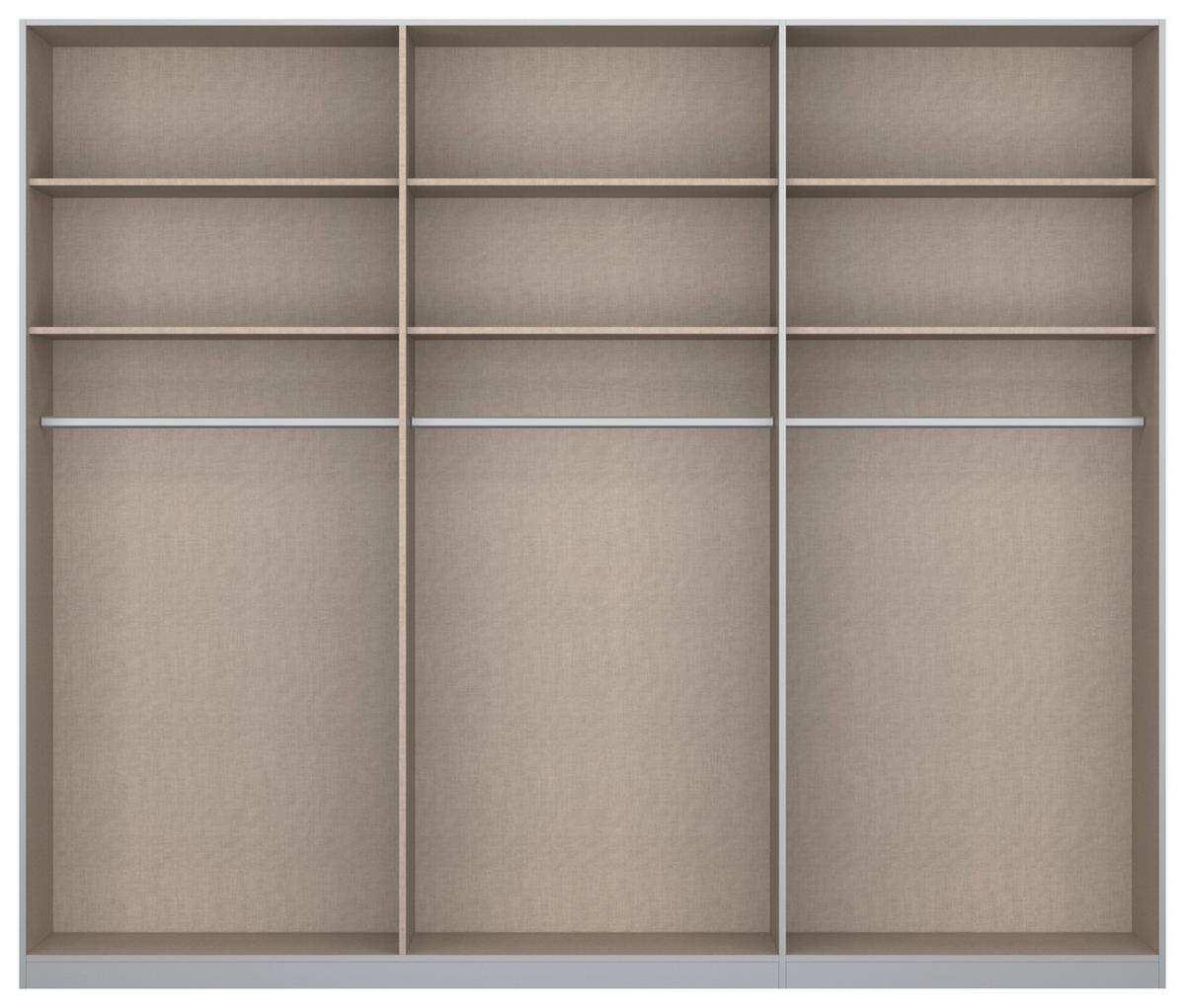Drehtürenschrank 271 cm Alabama Super Champagner - Champagner, MODERN, Holzwerkstoff (271/229/54cm)