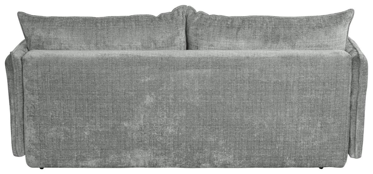 Schlafsofa Kairo Grau, Lf: Ca. 190x150cm - Schwarz/Grau, ROMANTIK / LANDHAUS, Holz/Kunststoff (230/90/115cm) - James Wood