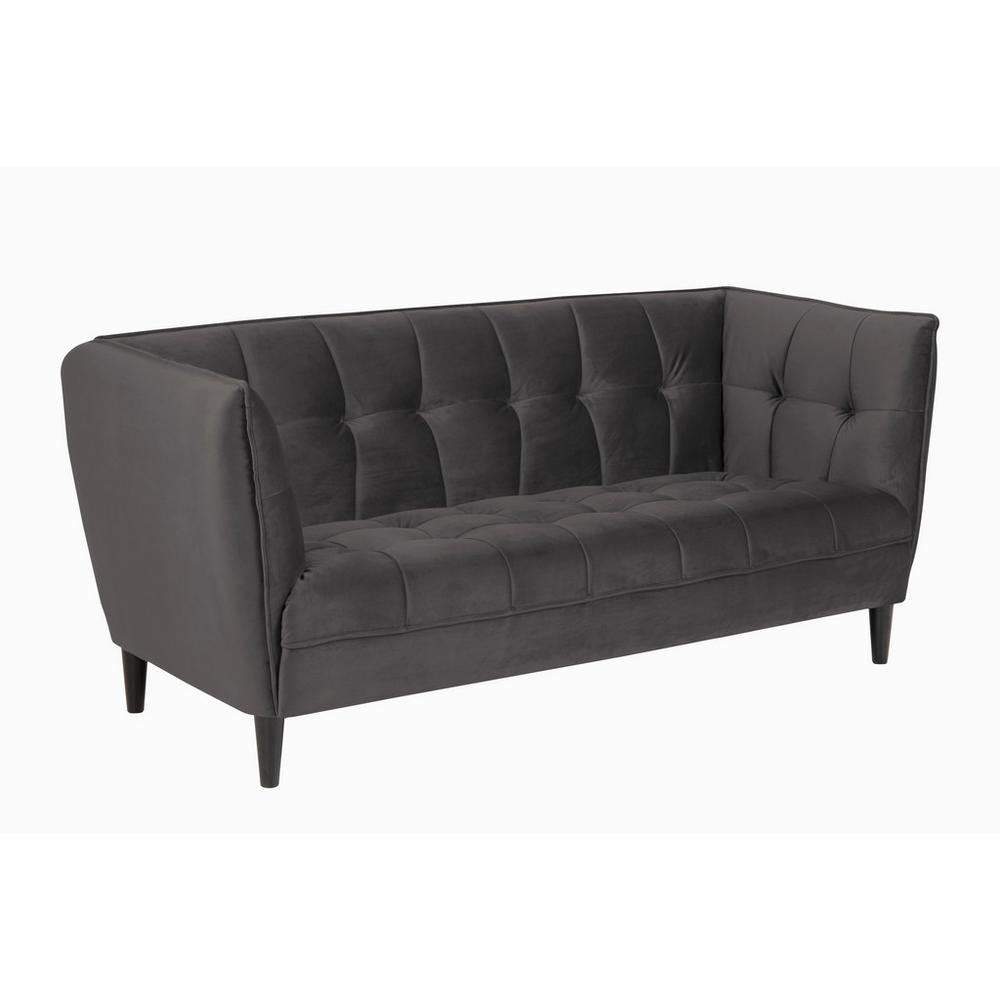 pohovka Chesterfield Jonna Šírka 182 Cm Tmavošedá