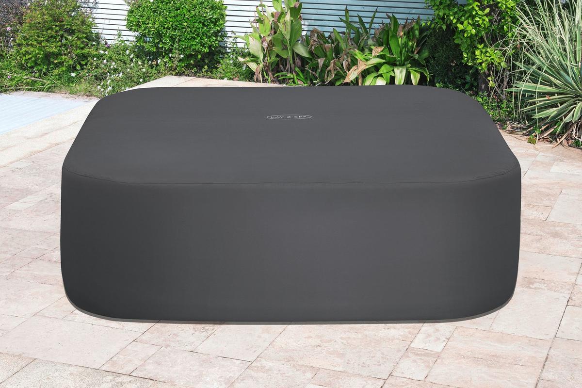 Whirlpoolabdeckung Gustav - Dunkelgrau, KONVENTIONELL, Kunststoff (230/230/71cm) - Bestway
