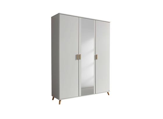 Skříň Falun - bílá, Moderní, kompozitní dřevo (137/203/53cm) Skříň Falun - bílá, Moderní, kompozitní dřevo (137/203/53cm)