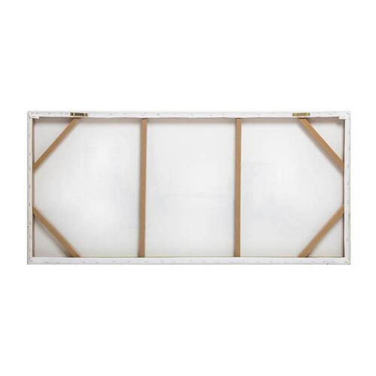 Leinwandbild 42-238 - Braun/Weiß, Basics, Holzwerkstoff/Textil (120/60/3cm)