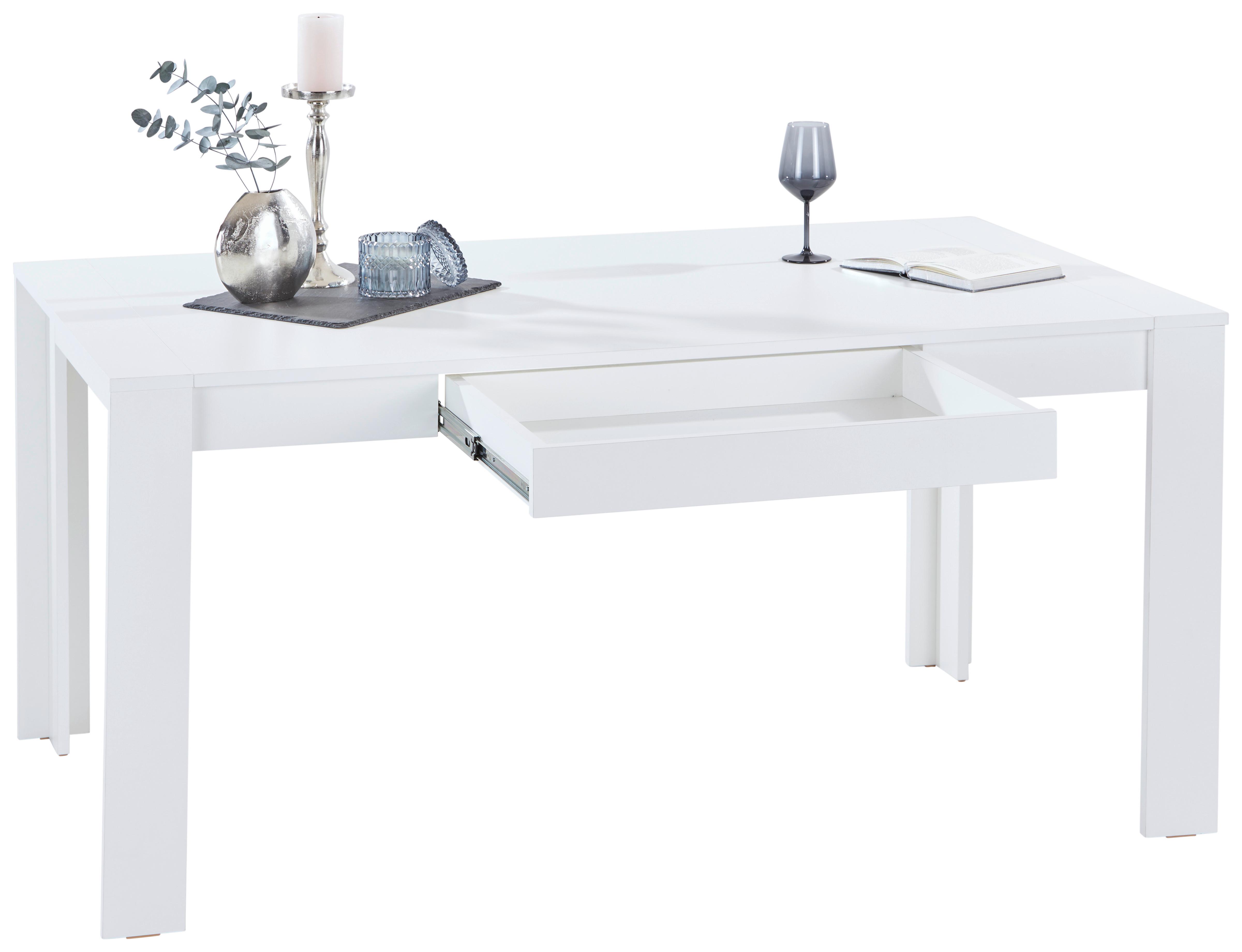 Esstisch Viola 160x90 cm Weiß