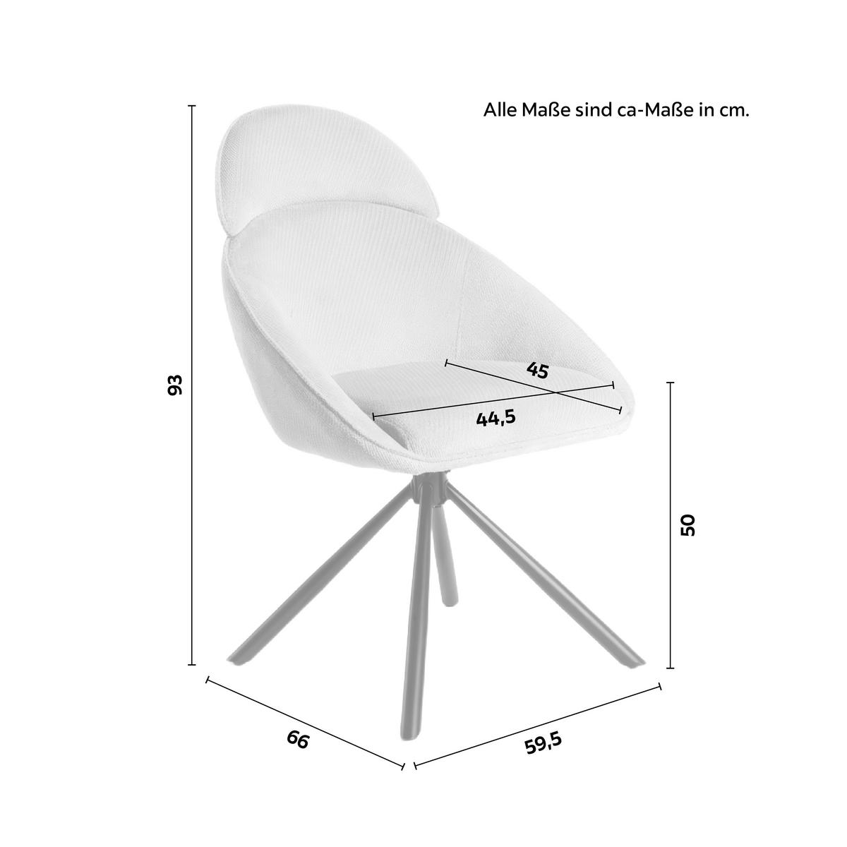 Stolička s podrúčkami Maira, bledo-sivá, s látkovým poťahom - čierna/svetlosivá, Modern, kov/textil (59,5/93/66cm) - Bessagi Home