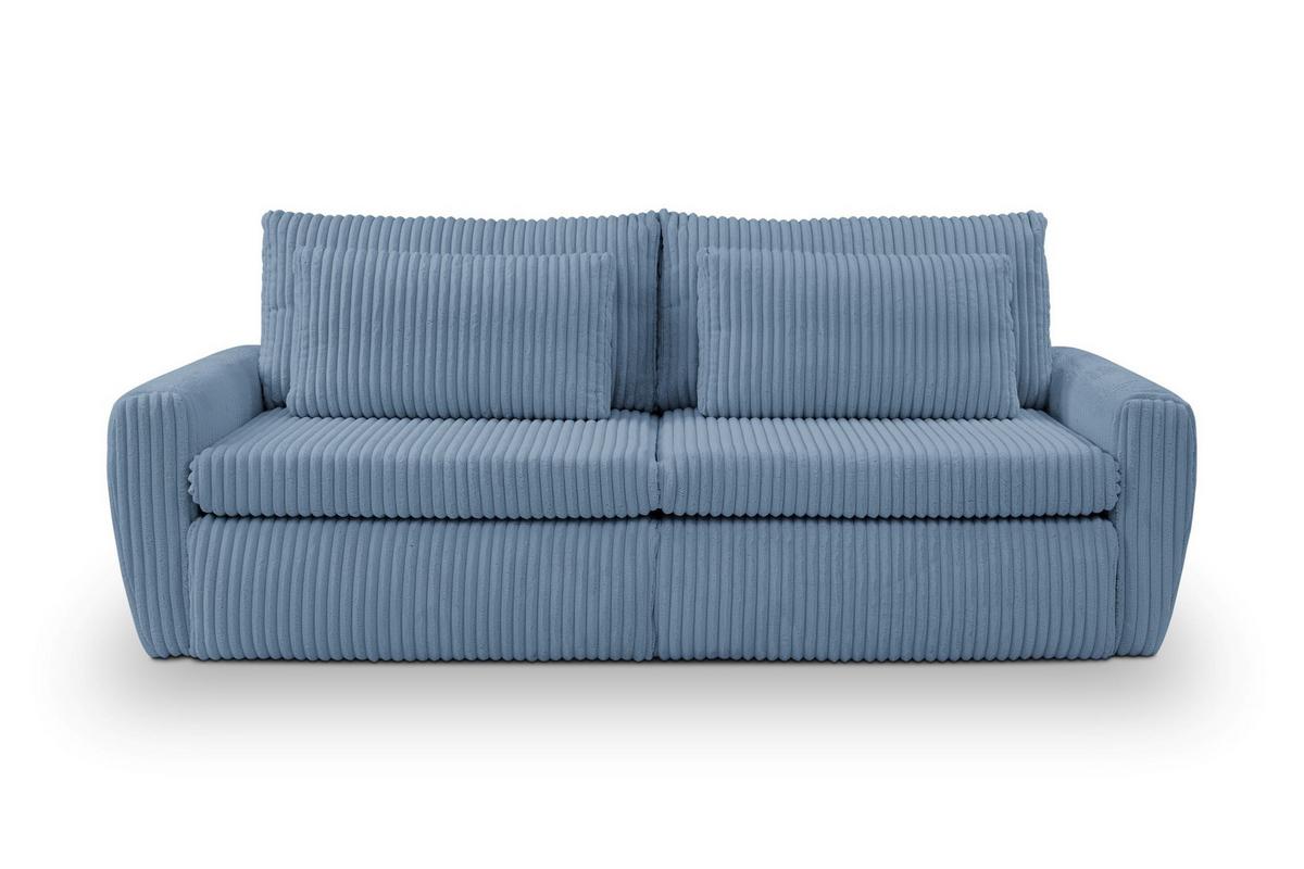 Schlafsofa Mevi Blau B: 240 Cm - Blau, MODERN (240/72-90/120cm) - Premium Living