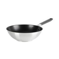 Wok Classic Ss Silberfarben D: 28 Cm - Silberfarben, Basics, Kunststoff/Metall (28l) - Kitchenaid