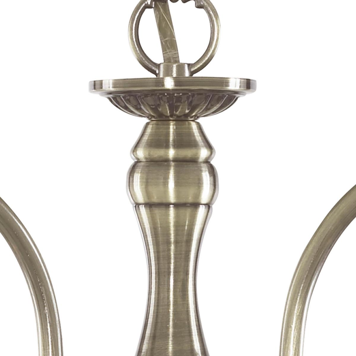 Hängeleuchte 9343-3 American Diner - Messingfarben, Design, Glas/Metall (62/82cm)