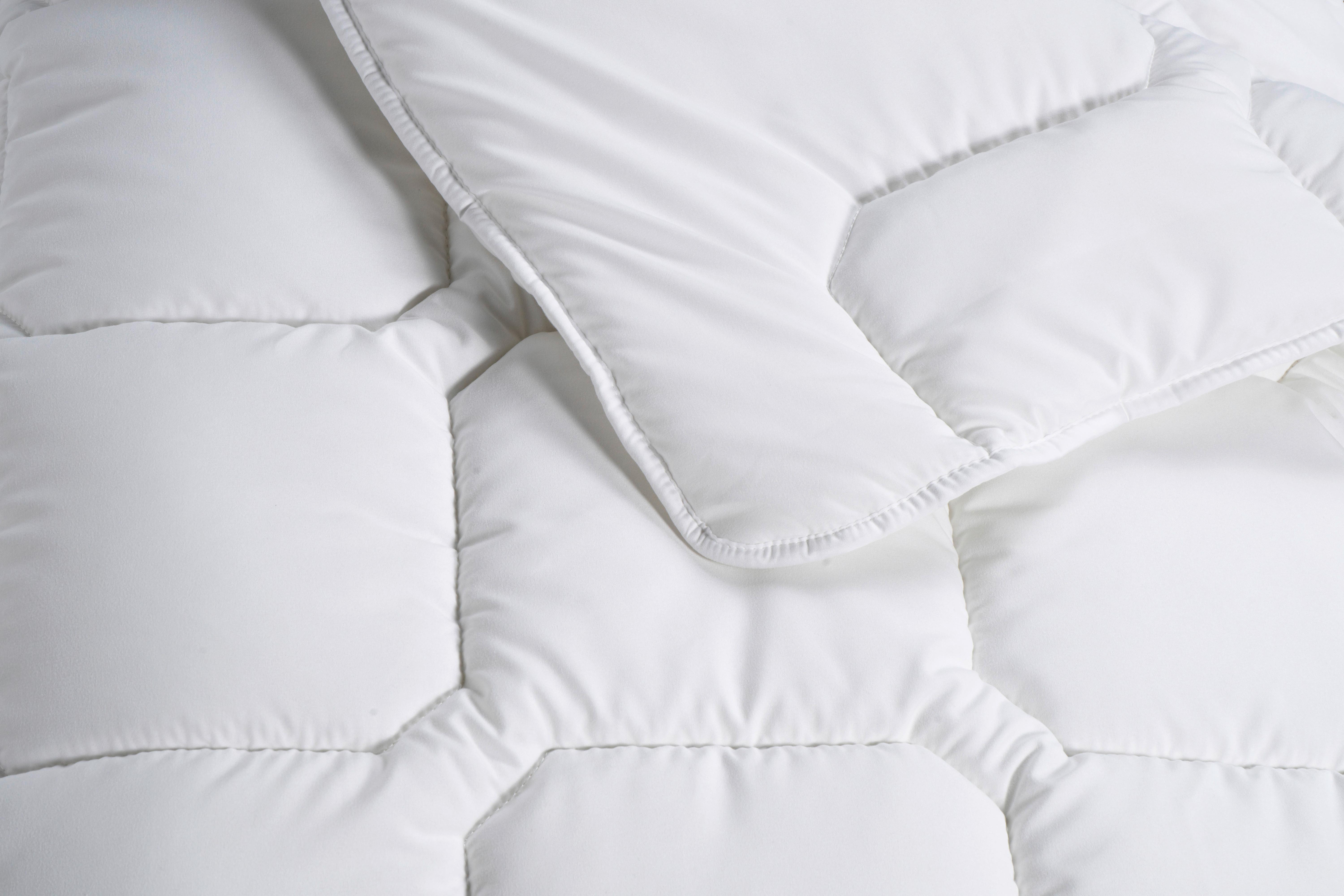Steppdecke Freshness Mono Weiß, BxL: 155x220 - Weiß, LIFESTYLE, Textil (155/220cm)