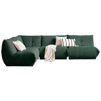 Ecksofa Giselle Dunkelgrün S: 210x315 cm - Dunkelgrün, Trend, Textil (210/315cm) - Livetastic