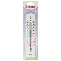 Thermometer 298000080 Petar - Weiß, Basics, Kunststoff (4,3/20/0,9cm) - Metaltex