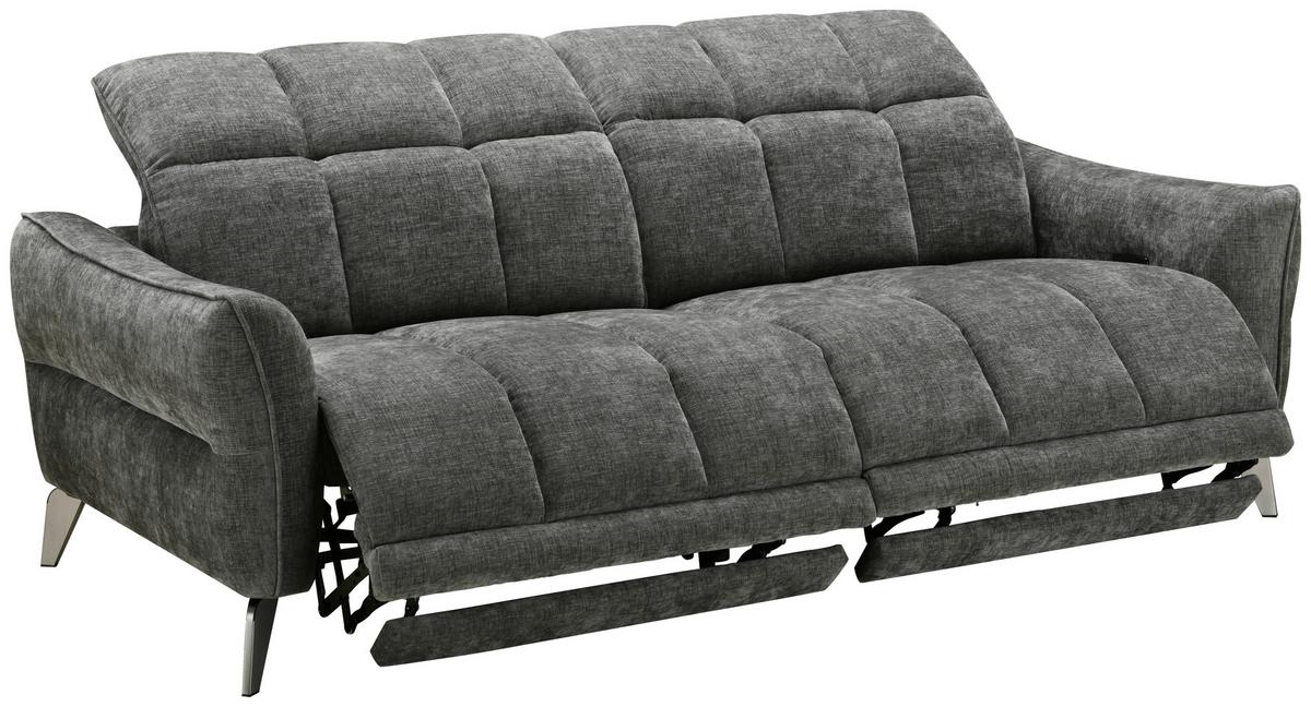 Háromüléses Kanapé Jupiter - sötétszürke, Design, textil/fa (216/79/106cm) - Livetastic