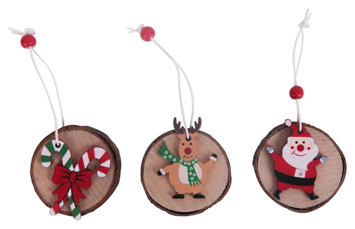 Weihnachtsfigur Christoph - Multicolor, KONVENTIONELL, Glas/Holz - Luca Bessoni