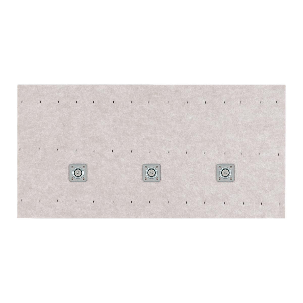 Šatní lišta GRACE písková - pískové barvy, Moderní, kompozitní dřevo/textil (60/30/7,5cm) - Mömax