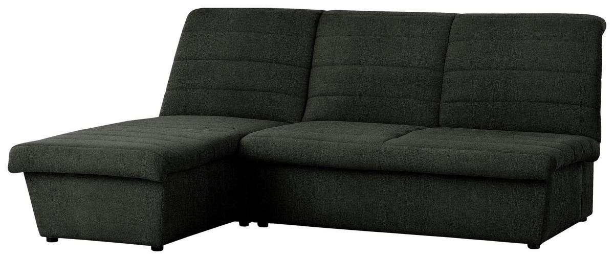 Ecksofa Looks Viii - Dunkelgrün/Schwarz, Design, Textil (168/214cm) - LOOKS by W.Joop
