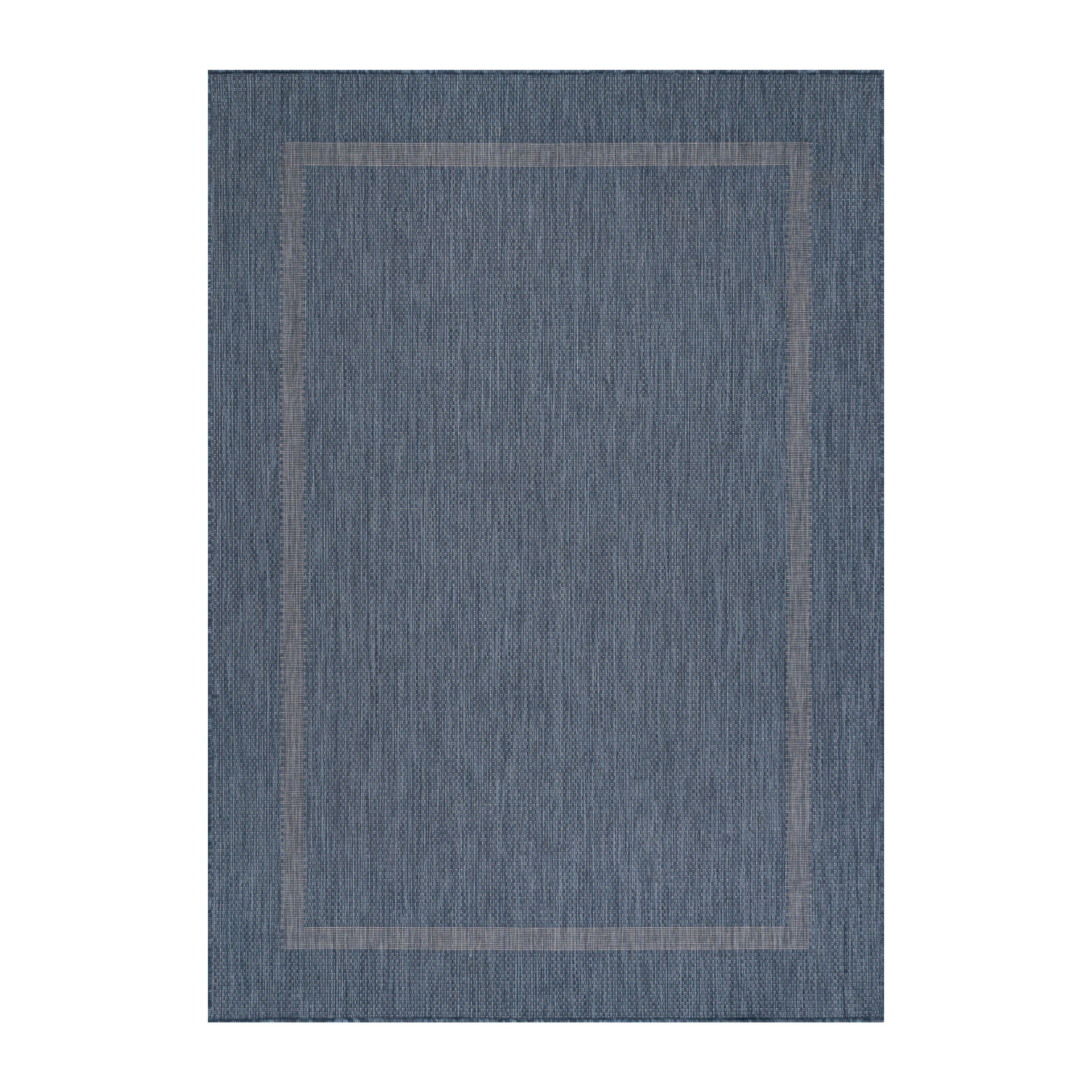 Flachwebteppich Relax - Blau, Basics, Textil (120/170cm) - Novel
