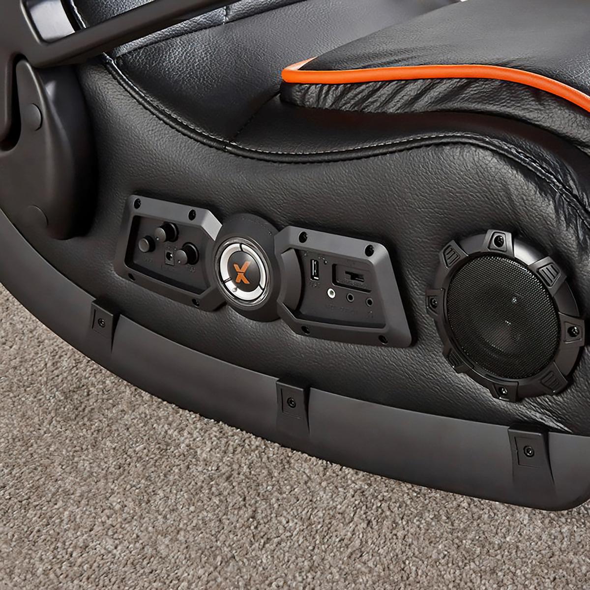 Gamingsessel Sentinel 4.1 - Schwarz, MODERN, Textil (62/87/90cm) - X Rocker