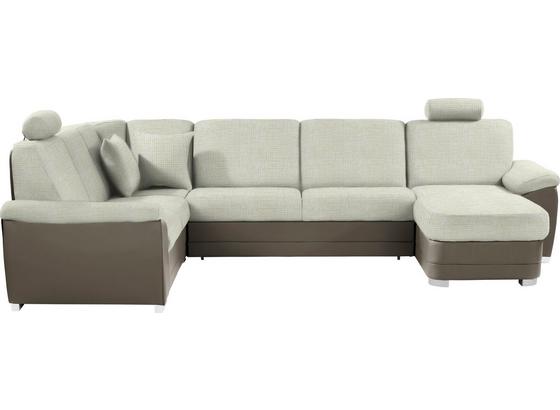 Wohnlandschaft in U-Form Sava 212x329x153 cm - Schlammfarben/Silberfarben, MODERN, Karton/Holz (212/329/153cm) Wohnlandschaft in U-Form Sava 212x329x153 cm - Schlammfarben/Silberfarben, MODERN, Karton/Holz (212/329/153cm)