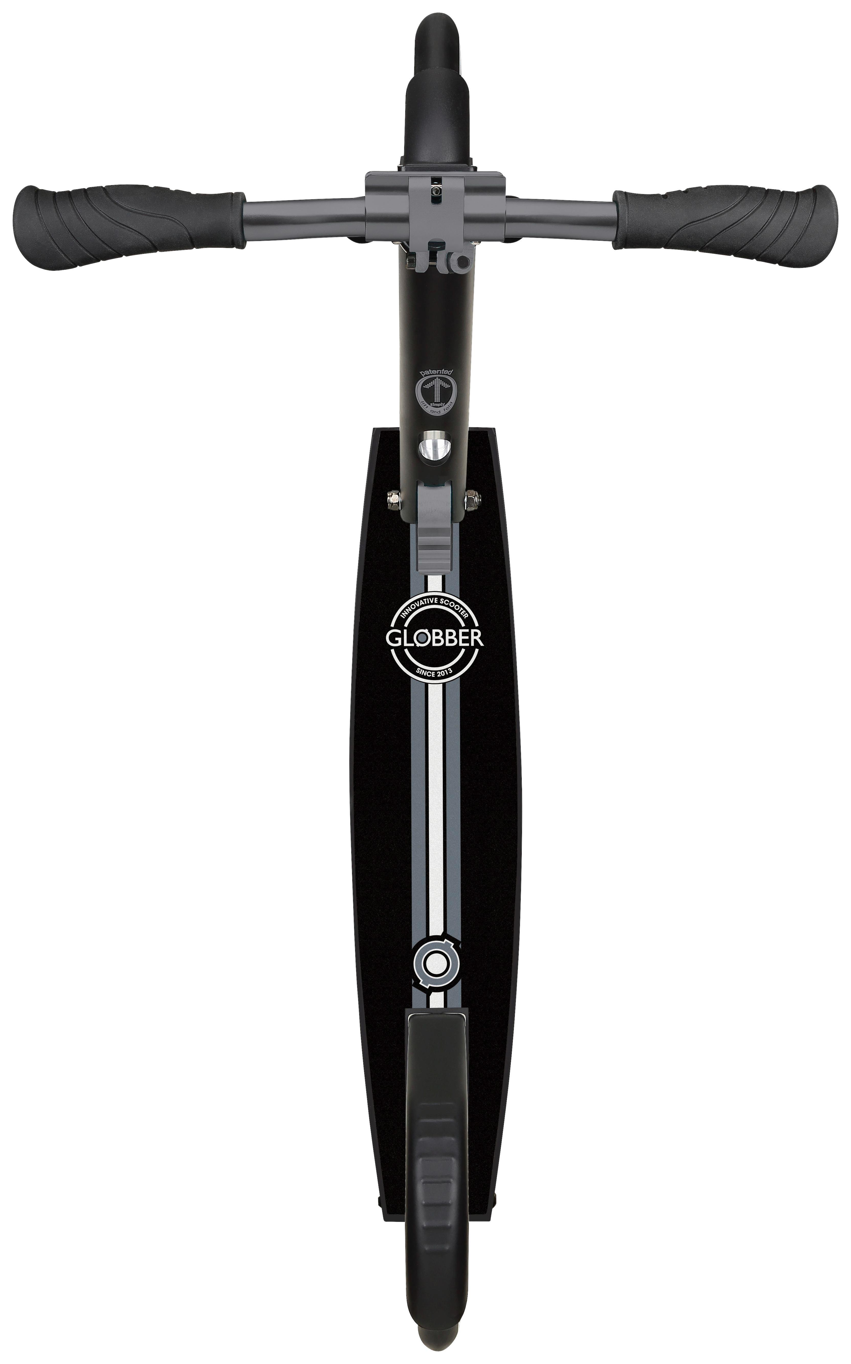 Scooter Globbernl Grau/Schwarz Ø 205 mm, klappbar - Schwarz/Grau, Basics, Metall (89/45/108cm)