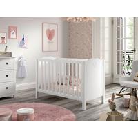 Gitterbett Amori Weiß 60x120cm - Weiß, MODERN, Holz/Holzwerkstoff (60/120cm) - Vipack