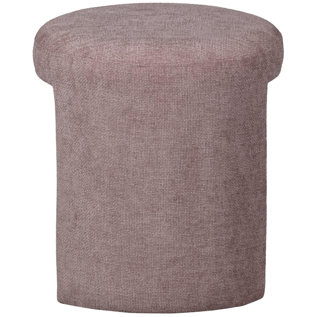 Hocker Charlie Rosa B: 45cm - Rosa, Design, Textil (45/47/45cm) - Livetastic