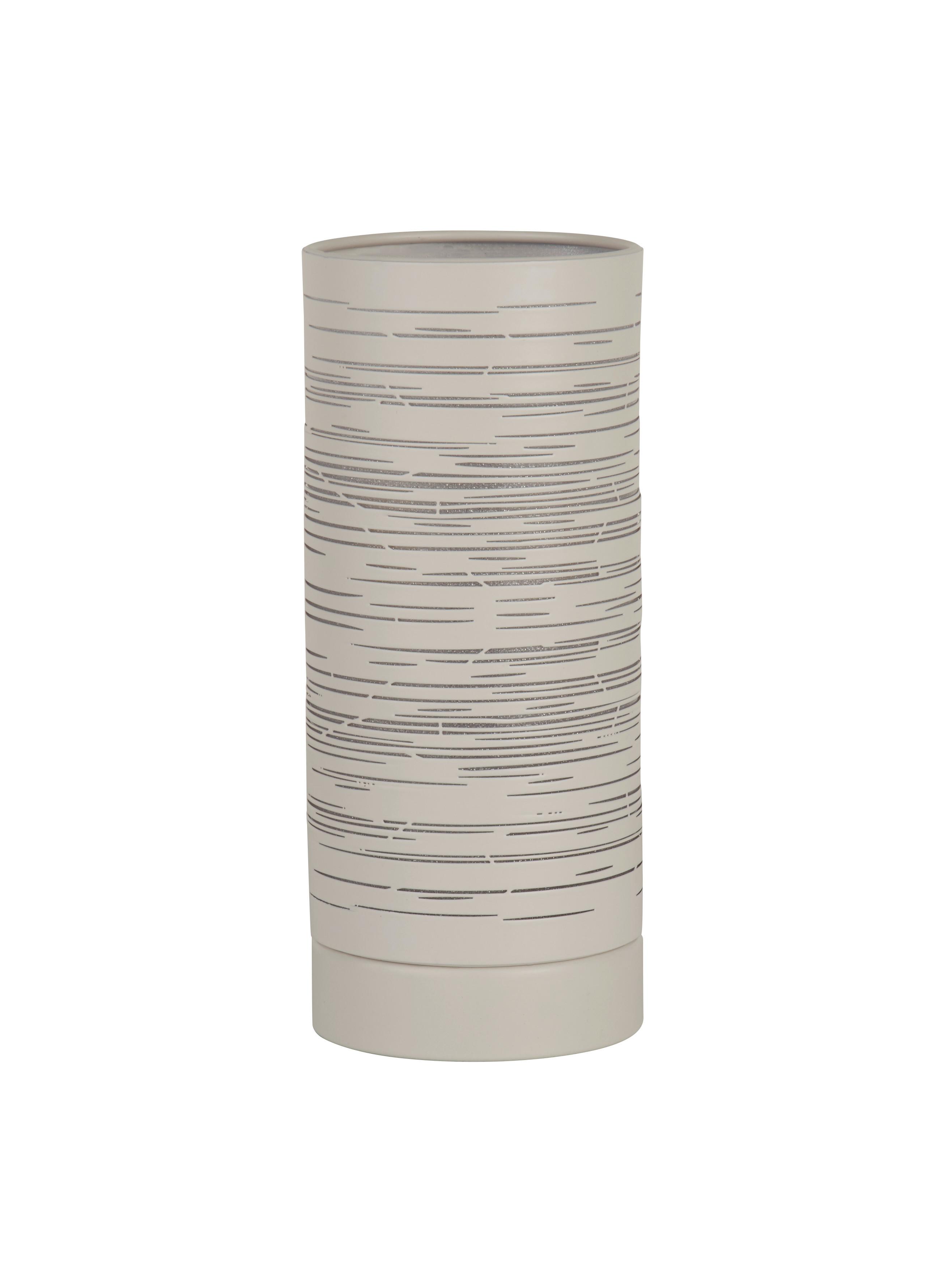 Tischleuchte Eu1941-1wh - Klar/Weiß, Basics, Kunststoff/Metall (8.5/34.5cm)