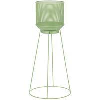 Blumensäule Medina - Grün, KONVENTIONELL, Metall (24.5/54cm) - Luca Bessoni