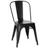 Stuhl Vantaggio Brush Stapelbar Schwarz Bis 150 Kg - Schwarz, Basics, Metall (44/84/54cm) - MID.YOU