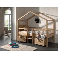 Hausbett Forrest Eichefarben 90x200cm - Eichefarben/Eschefarben, MODERN, Holz (90/200cm) - Vipack