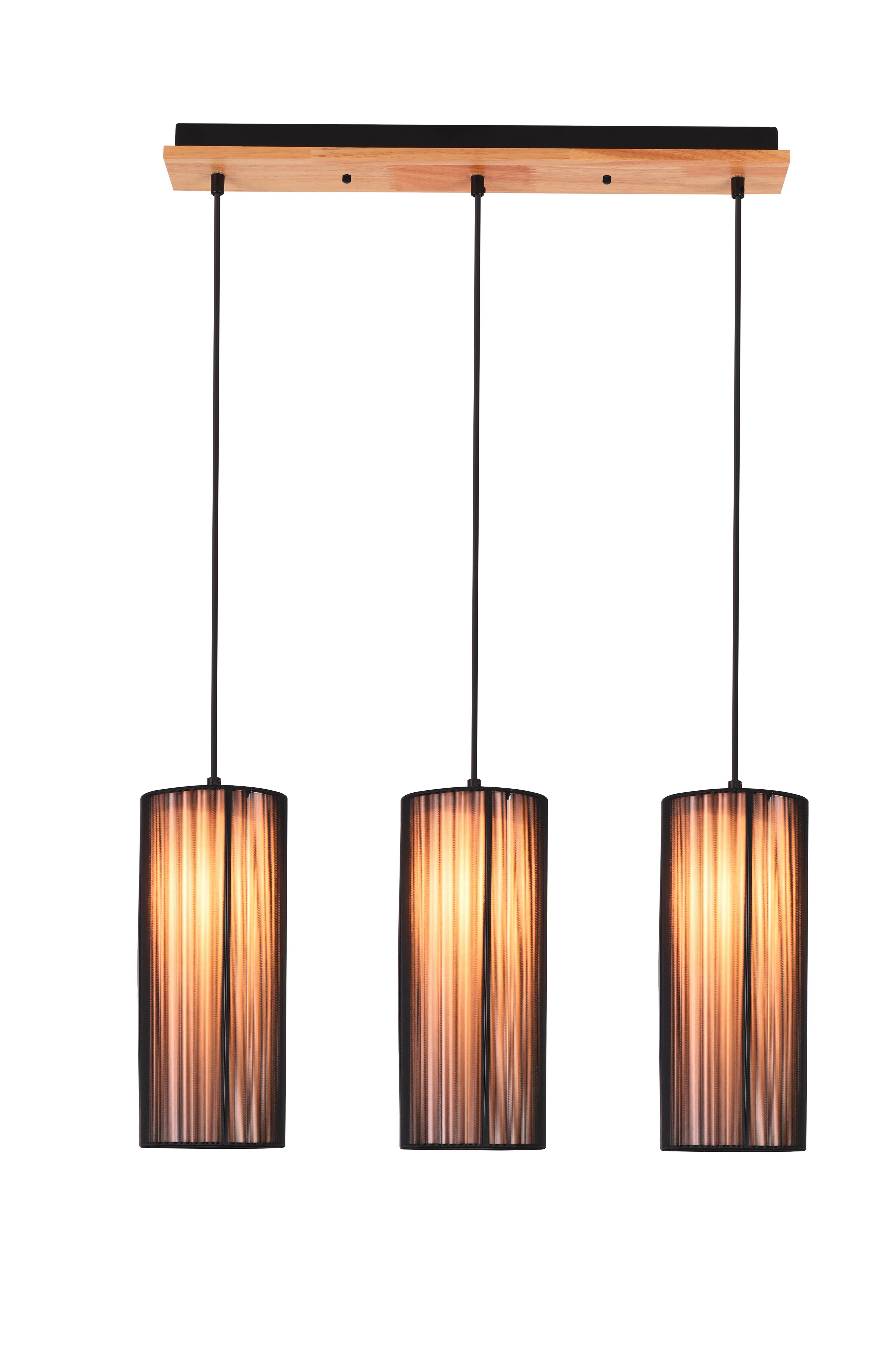 Hängeleuchte 50103219 - Basics, Holz (60/12/120cm)