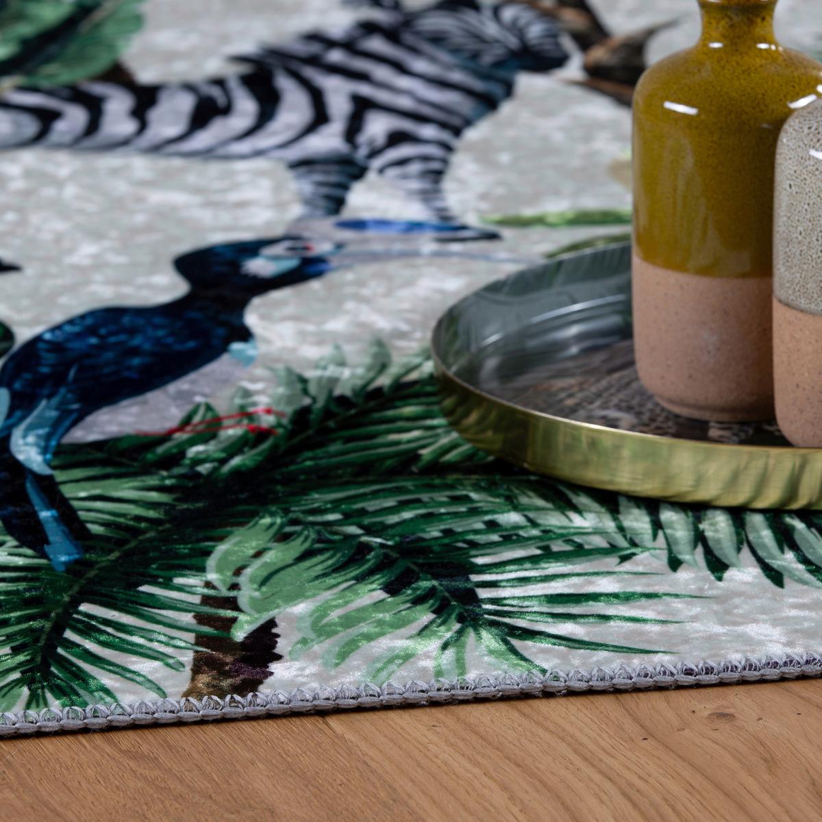 Flachwebteppich My Exotic - Multicolor, Design, Textil (160/230cm) - Obsession