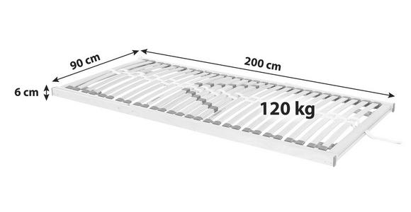 Lattenrost Primatex 250 verstellbar 90x200 cm 3 Zonen - Holz (90/200cm) - Primatex