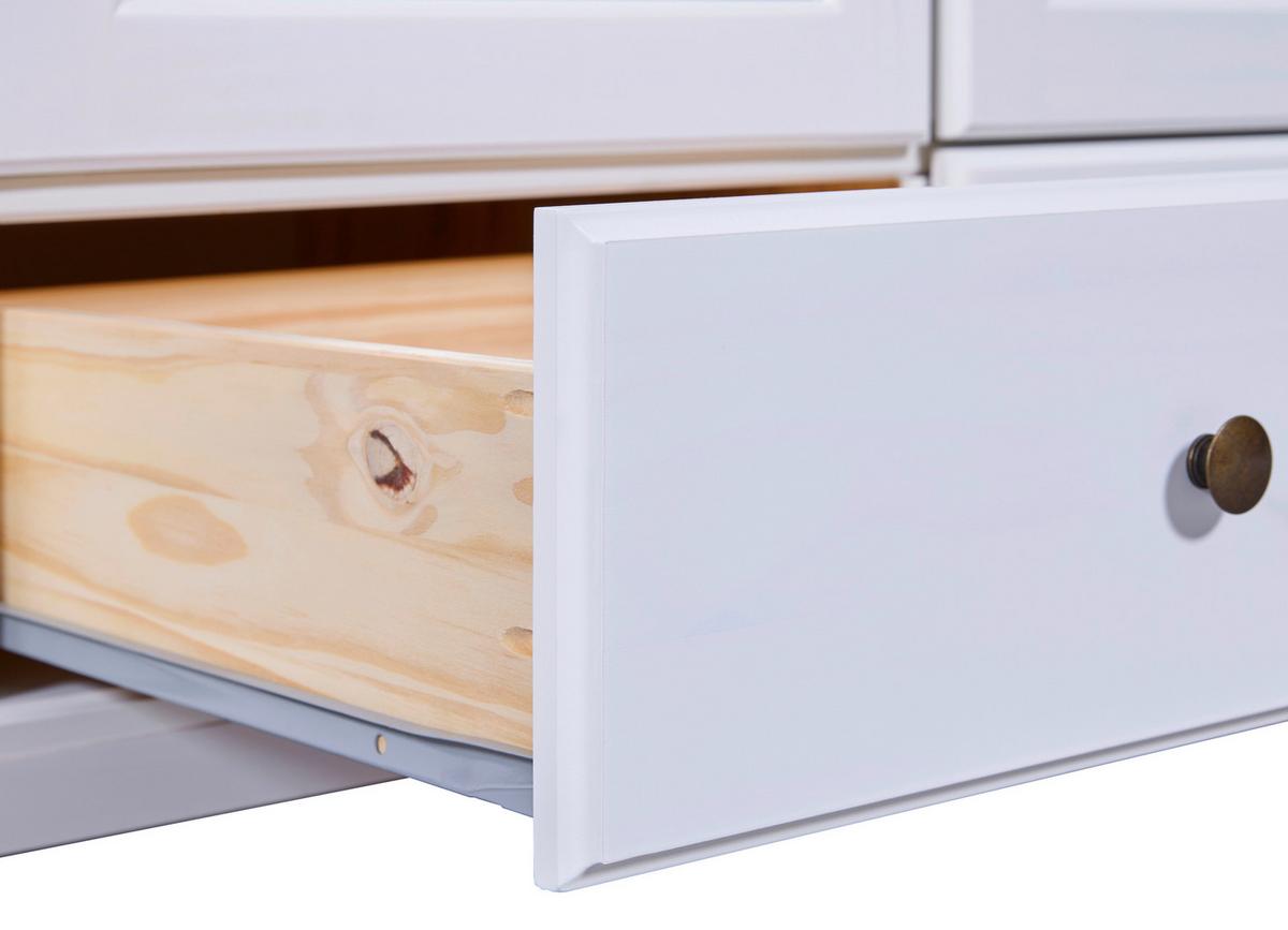 Einzelzimmer Vilmar Kappl Weiß 2-teilig - Weiß, MODERN, Holz - MID.YOU