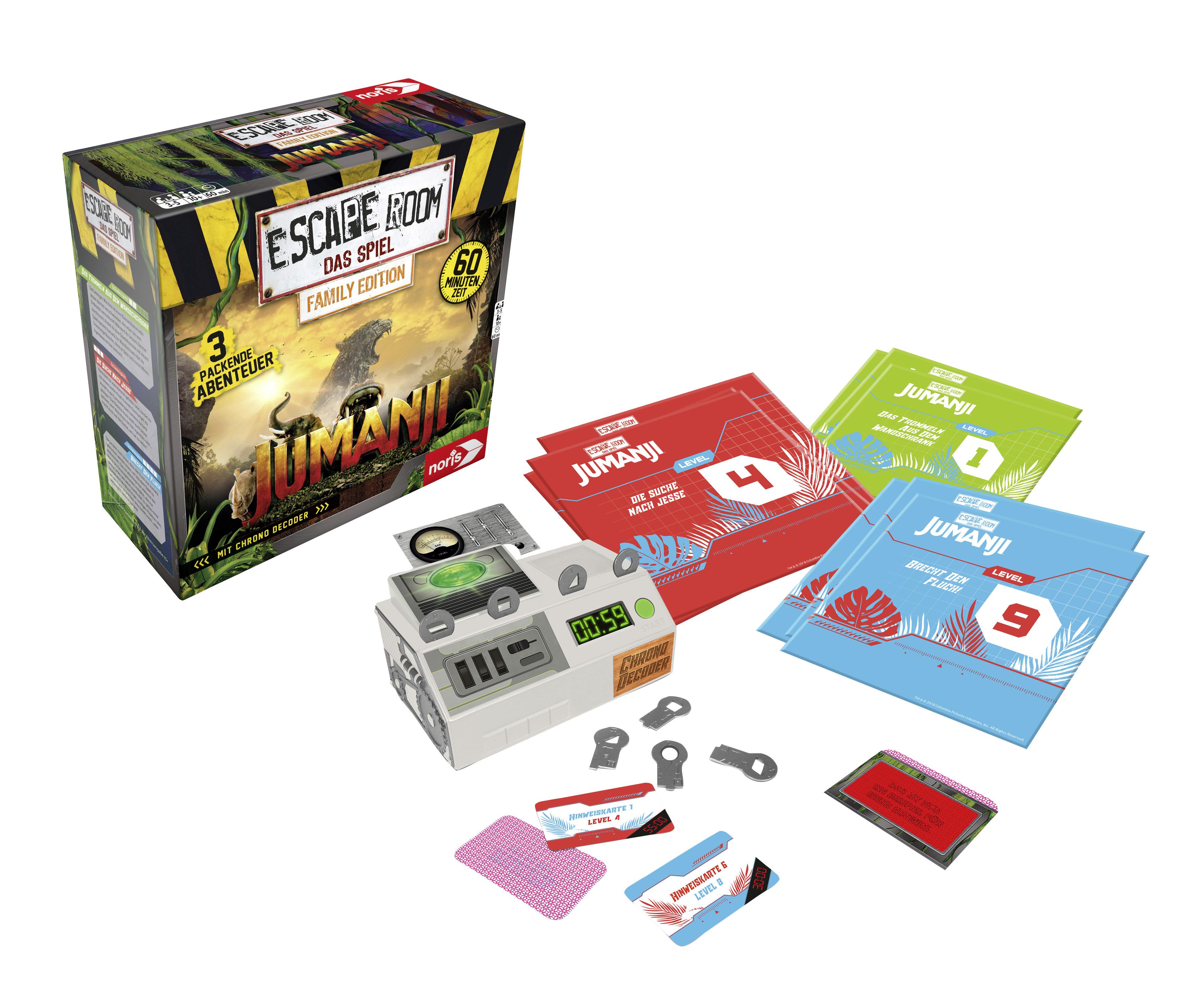 Spiel Escape Room Jumanji Ab 10 Jahren, Strategiespiel - Multicolor, Basics, Karton/Papier (11,5/26,5/26,5cm)