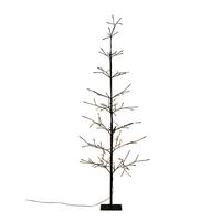 DEKORAČNÍ LED SVÍTIDLO TREE - bílá/černá, Moderní, kov/plast (175cm) - Mömax