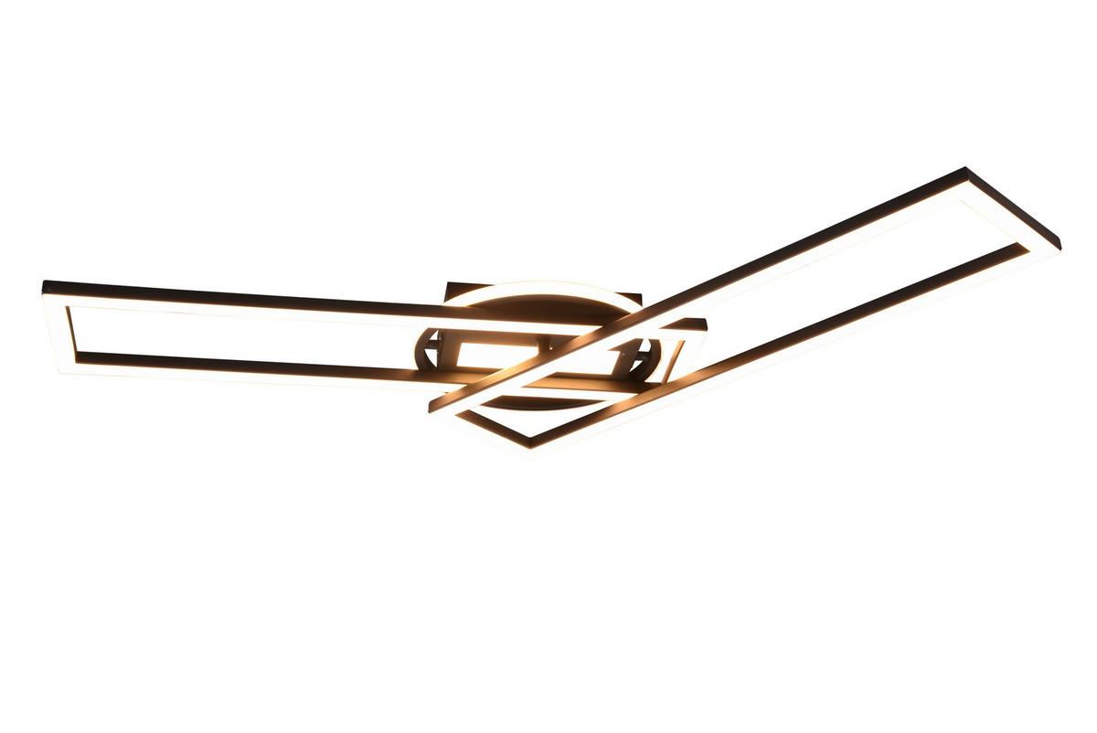 LED-Deckenleuchte R67183132 Twister - Schwarz, Basics, Metall (90,5/24,5/8,5cm)