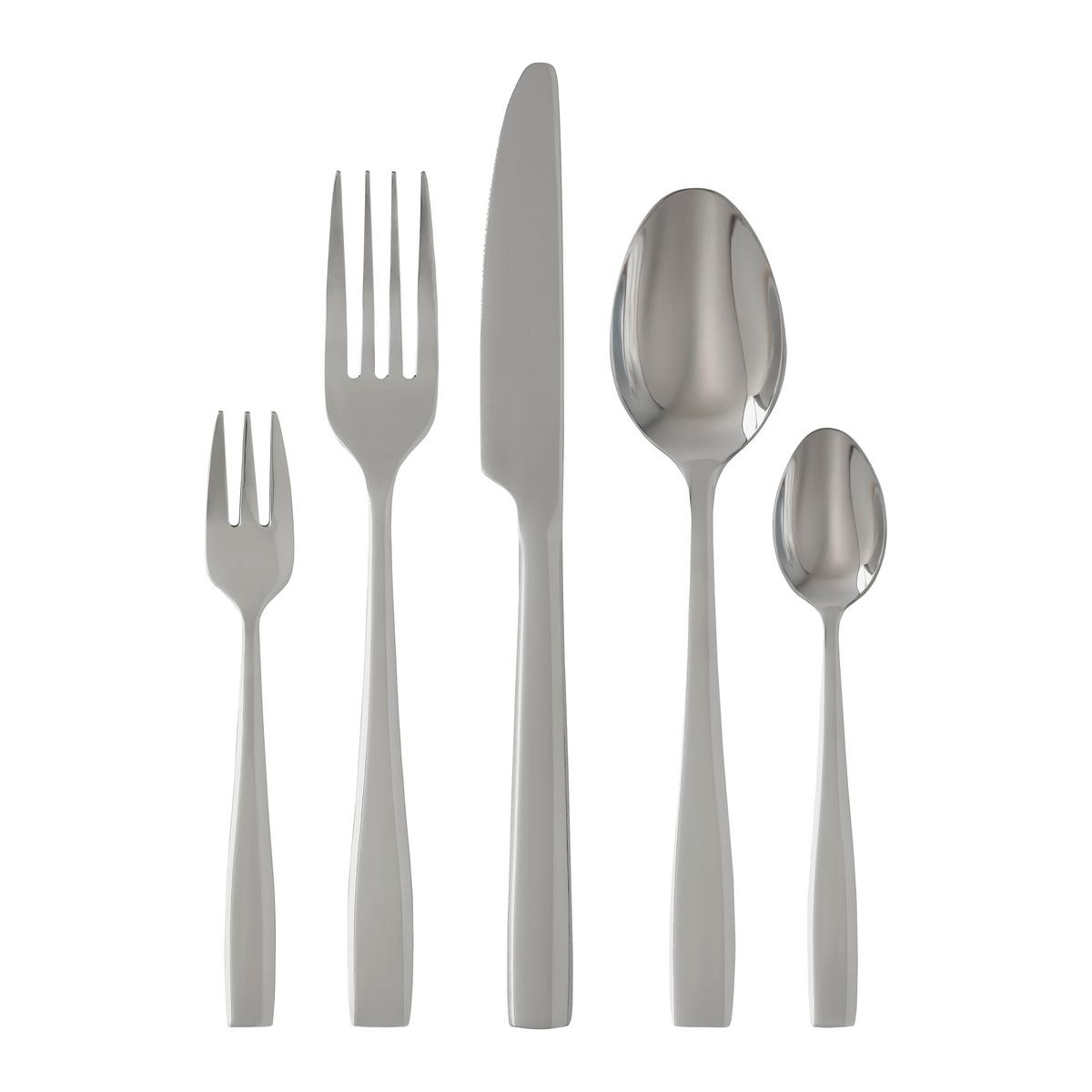 Sada příborů IVANA 60-dílná - barvy nerez oceli, Konvenční, kov - Mömax