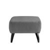 Hocker Colori Anthrazit B: 66 Cm - Anthrazit/Schwarz, MODERN, Holz/Textil (66/44/66cm) - MID.YOU
