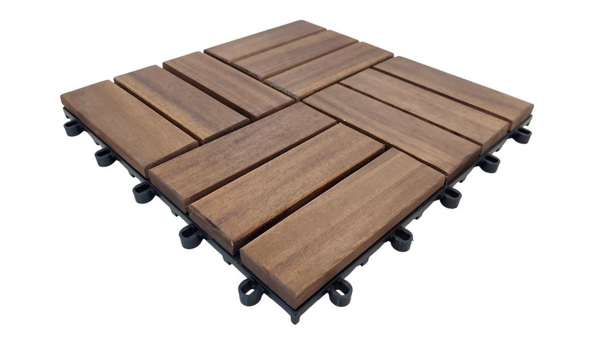 TERRASSENFLIESE PH-ACA-CTMO - Akaziefarben, Basics, Holz (30/30/2,4cm)