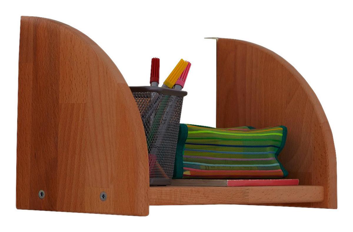 Závesný regál TIPSI prírodný - prírodná farba, Basics, drevo (40/22/17cm) - MID.YOU