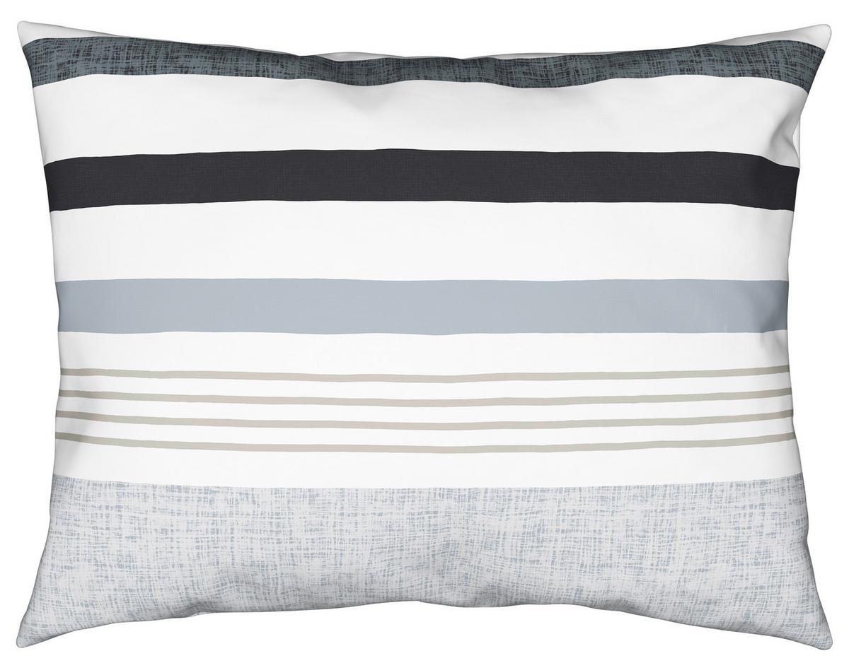 Bettwäsche Davina - Schwarz/Grau, MODERN, Textil - Luca Bessoni