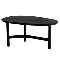 Konferenční stolek černá - černá, Design (86/37/50cm) - MID.YOU