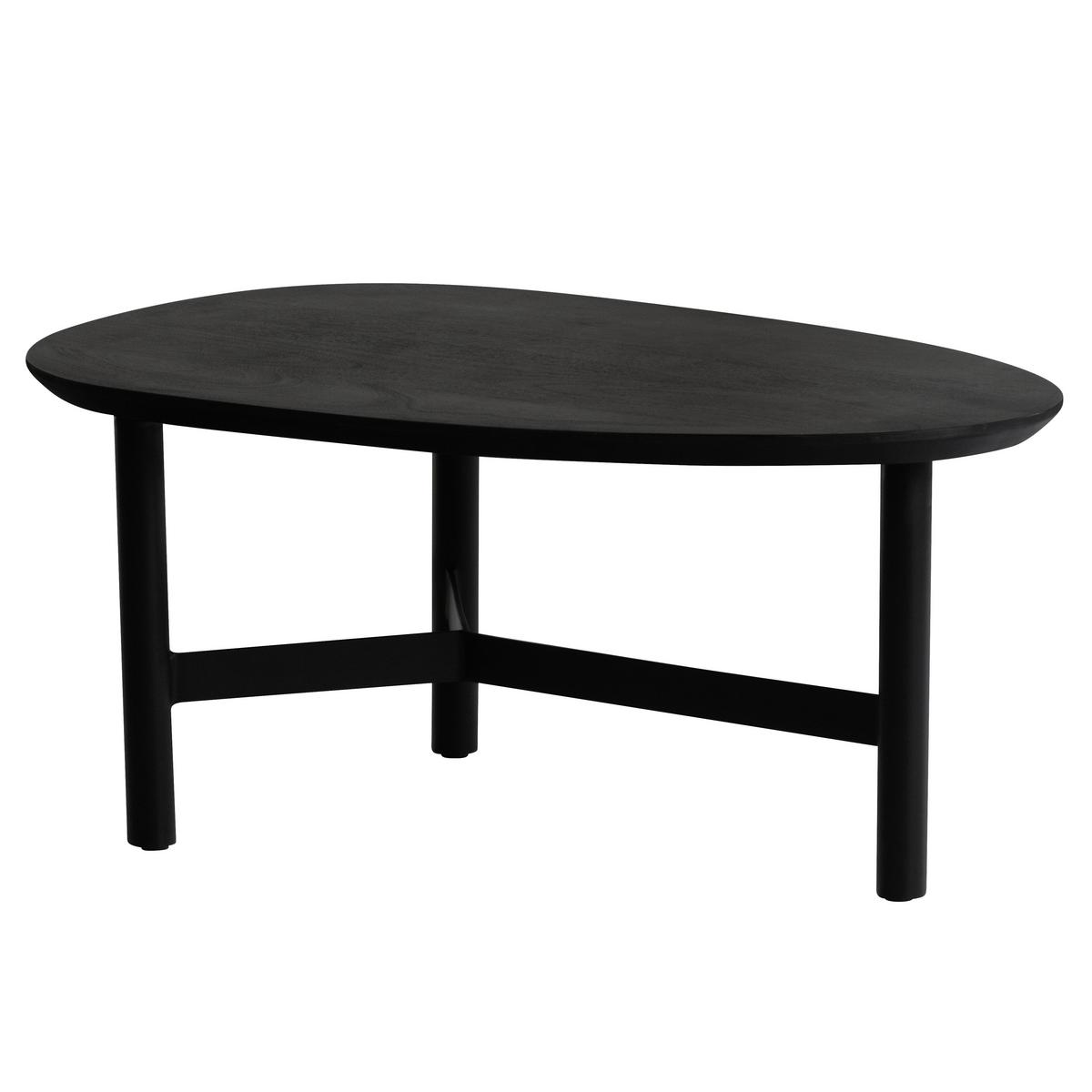 Konferenční stolek černá - černá, Design (86/37/50cm) - MID.YOU